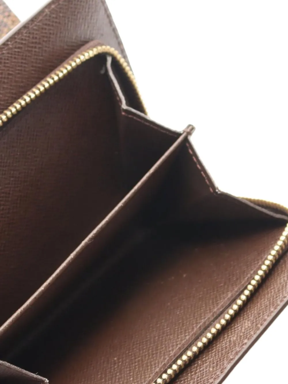 Pre-owned Louis Vuitton 2011 Joy Trifold Wallet In Brown