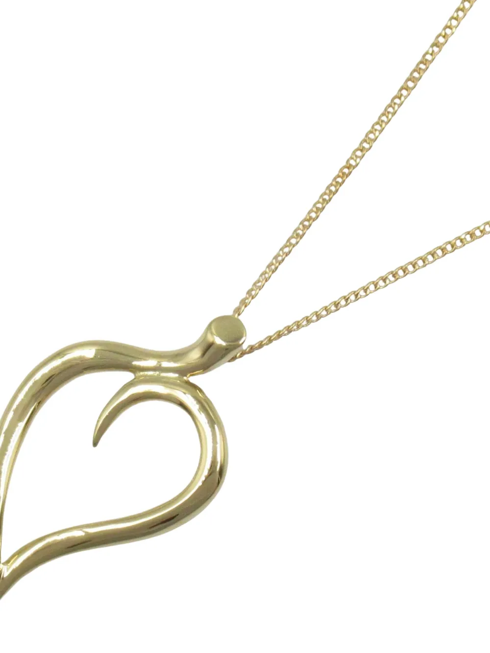 Tiffany & Co. Pre-Owned 2010 18kt yellow gold Leaf Heart necklace | Pre-Owned | Image 2