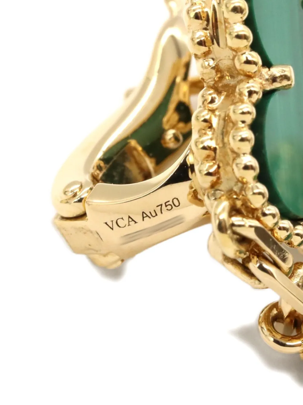 Van Cleef & Arpels 2010 18kt yellow gold Magic Alhambra earrings | Pre-Owned | Image 2