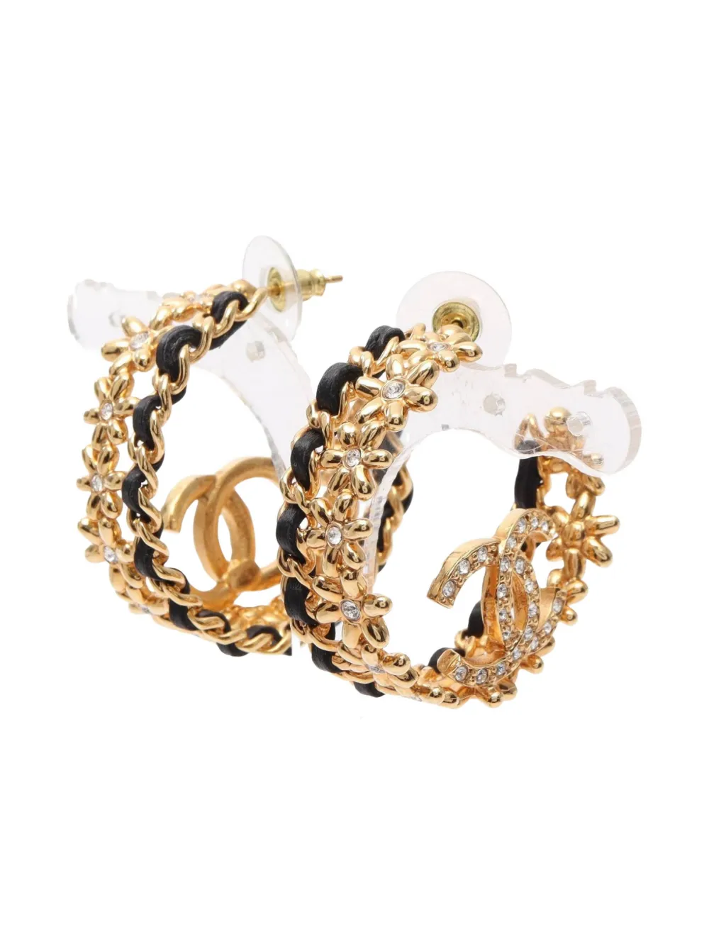 CHANEL Pre-Owned 1986-1988 Coco Mark earrings | Image 2