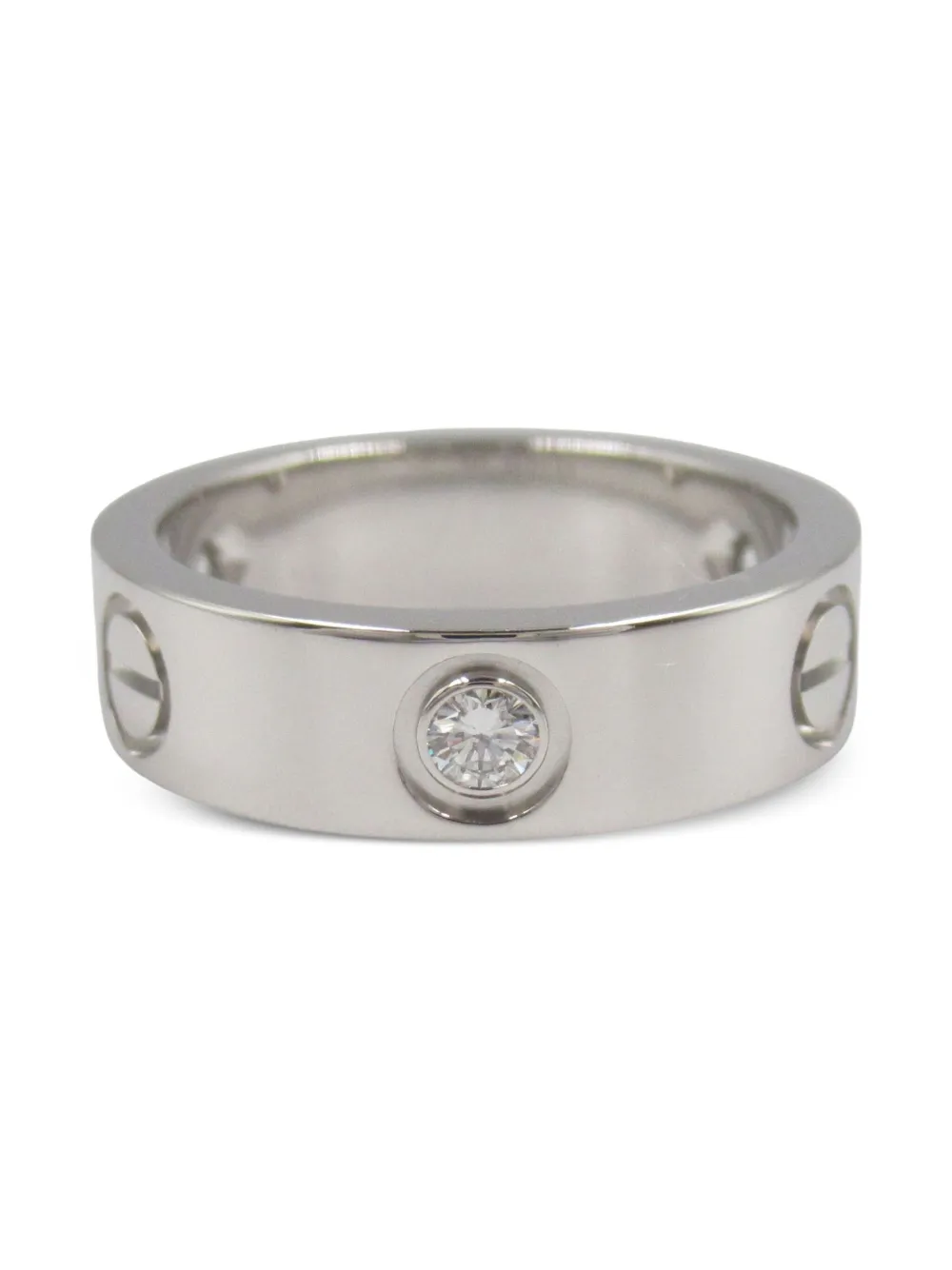 Cartier 2010s Love ダイヤモンド リング 18Kホワイトゴールド - シルバートーン Cartier 2010s Love ダイヤモンド リング 18Kホワイトゴールド - シルバートーン
