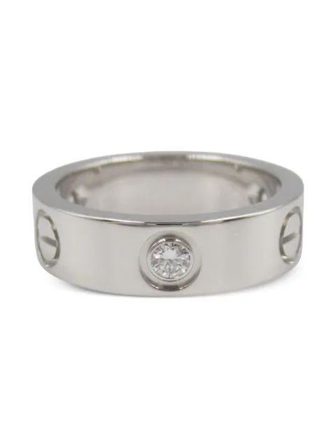 Cartier 2010 18kt white gold Love ring