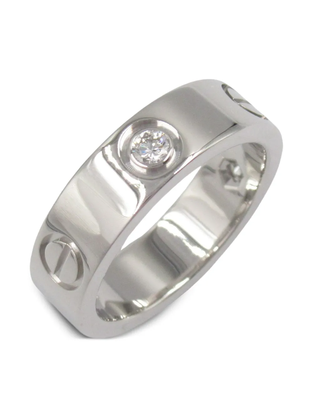Cartier 2010 18kt white gold Love ring | Pre-Owned | Image 2