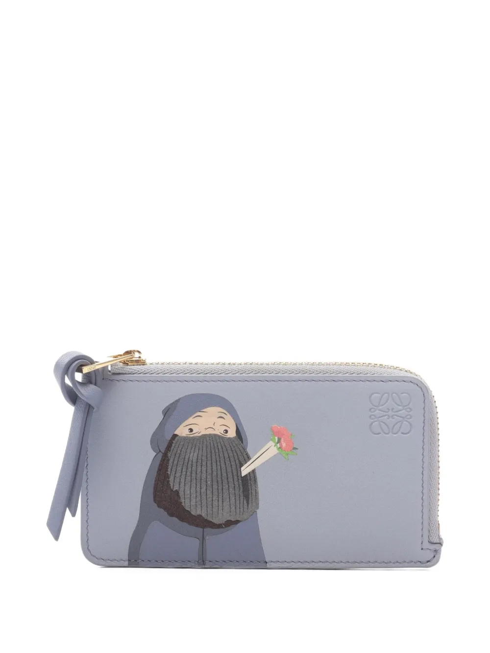 Loewe Pre-Owned x Howl's Markl 2010s graphic-print wallet - グレー Loewe Pre-Owned x Howl's Markl 2010s graphic-print wallet - グレー