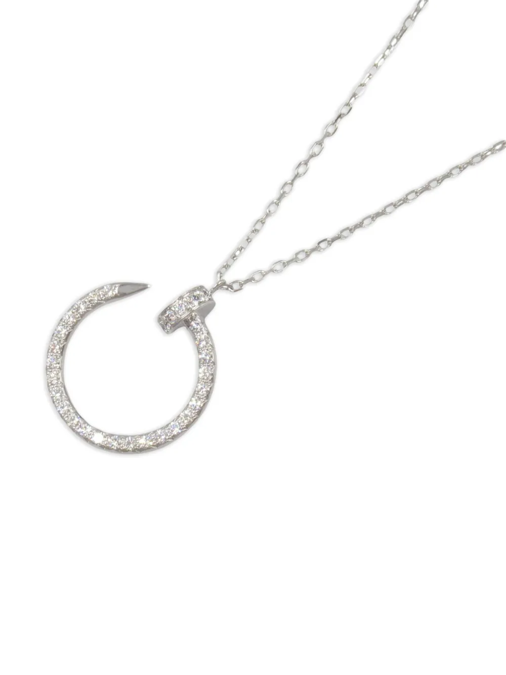 Cartier 2010 18kt white gold Justo Ann Kuru necklace | Pre-Owned | Image 2