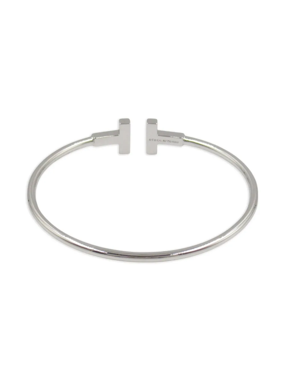 Tiffany & Co. Pre-Owned 2010s 18K white gold T-Wire diamond bracelet | Image 2