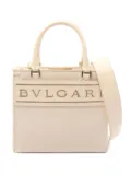 Bvlgari Pre-Owned 00s small logo-detail tote bag - Neutrals