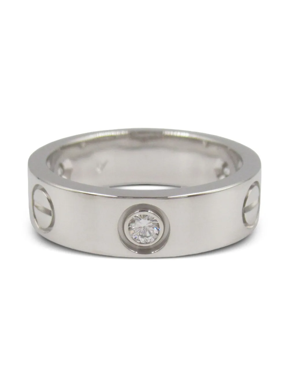Cartier 2010s Love ダイヤモンド リング 18Kホワイトゴールド - シルバートーン Cartier 2010s Love ダイヤモンド リング 18Kホワイトゴールド - シルバートーン