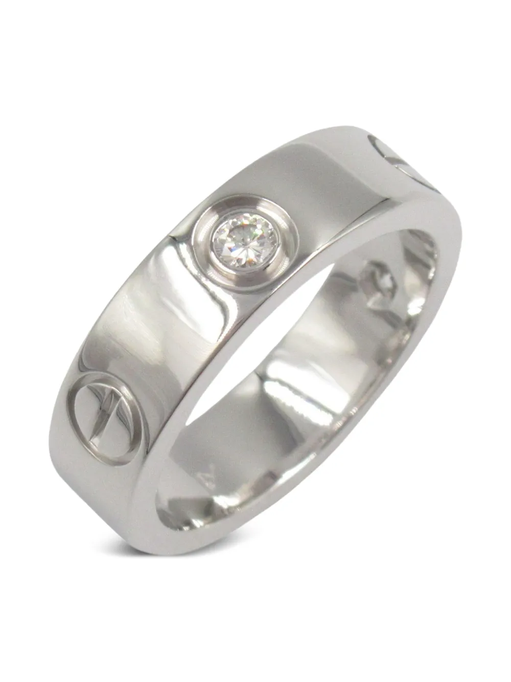 Cartier 2010 18kt white gold Love ring | Pre-Owned | Image 2