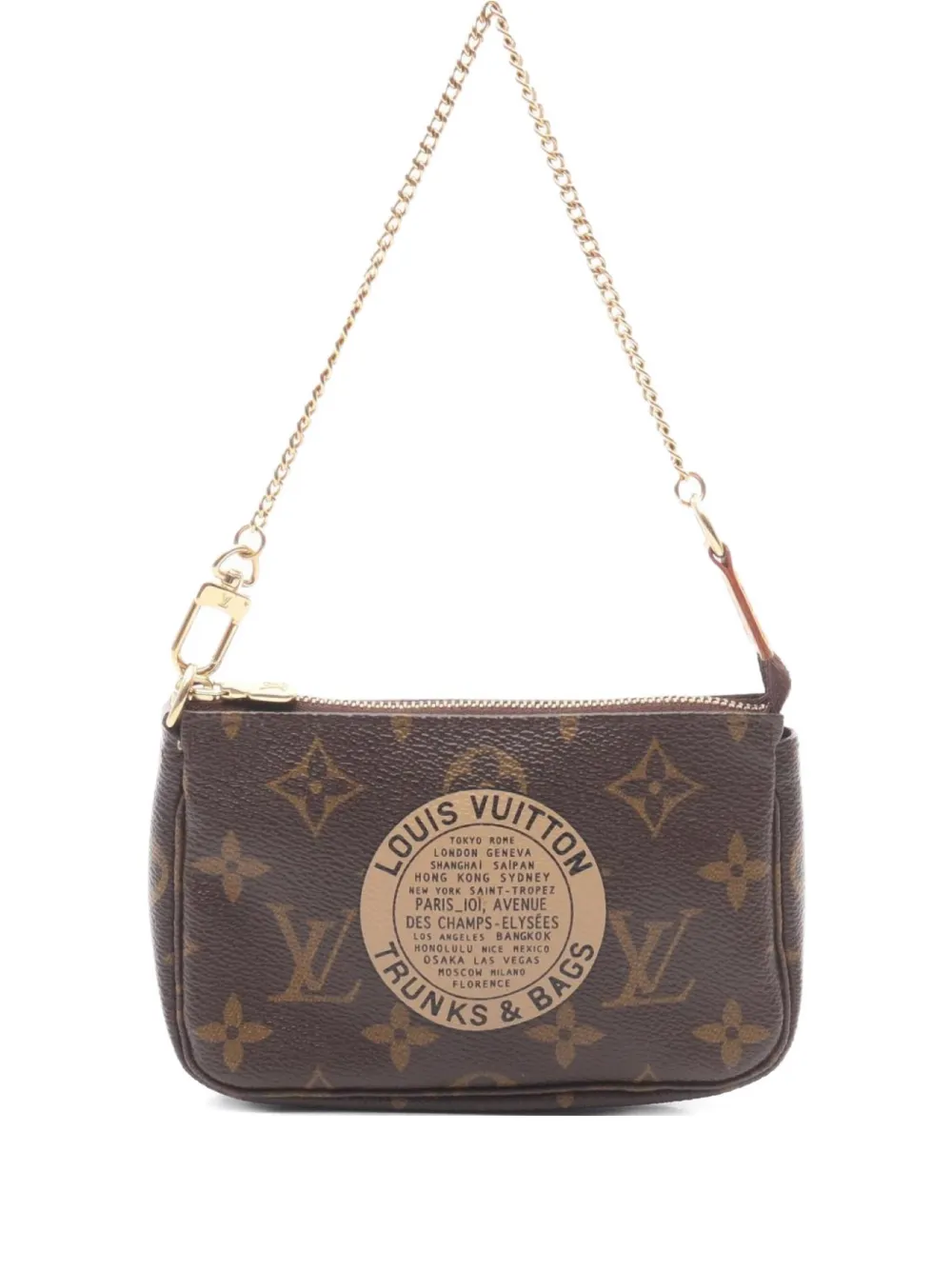 Louis Vuitton Pre-Owned 2007 ポシェット アクセソワール ハンドバッグ ミニ - ブラウン Louis Vuitton Pre-Owned 2007 ポシェット アクセソワール ハンドバッグ ミニ - ブラウン