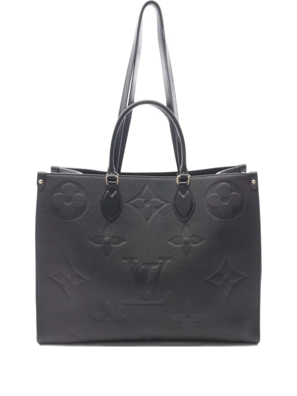 Pre-owned Louis Vuitton 2021 On-the-go Gm Tote Bag In Black