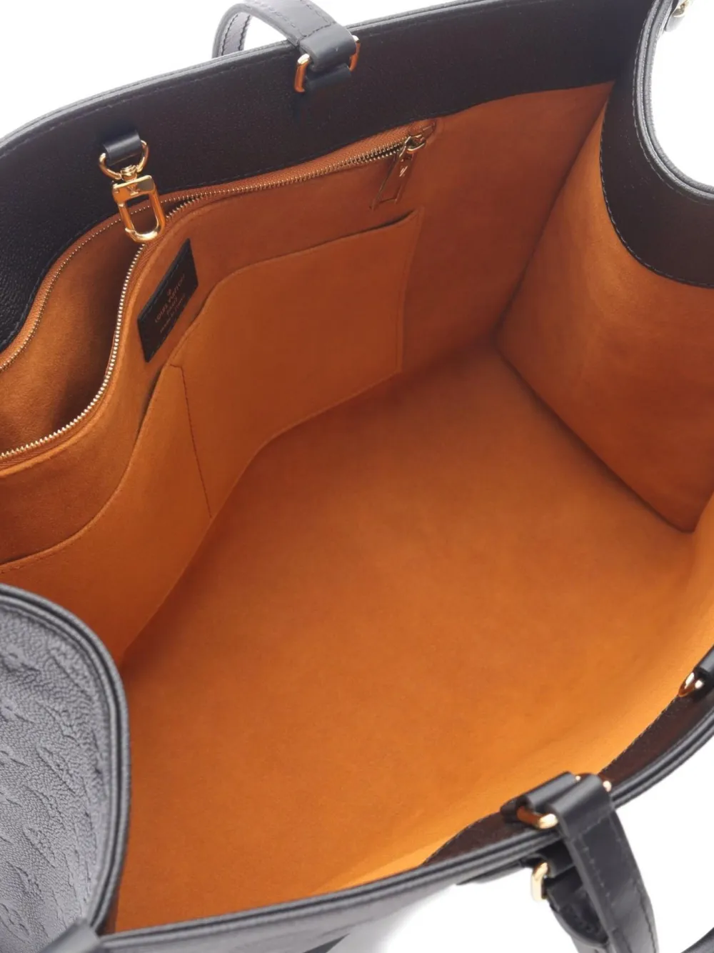 Pre-owned Louis Vuitton 2021 On-the-go Gm Tote Bag In Black