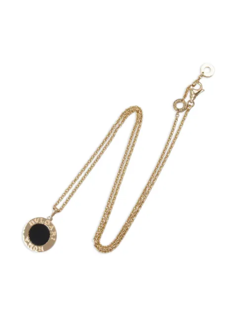 Bvlgari Pre-Owned 18kt rose gold Onyx necklace