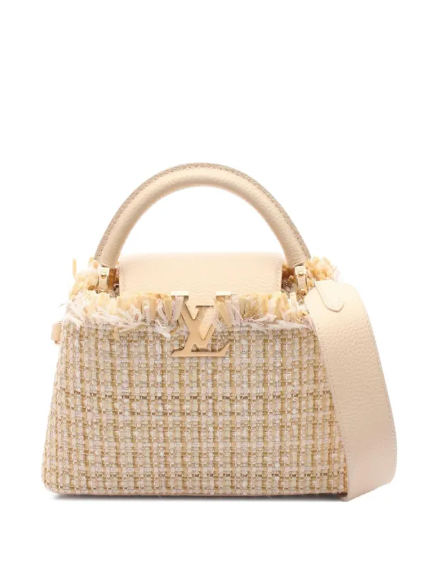 Louis Vuitton Pre-Owned 10s Capucines BB Tote Bag Neutrals FARFETCH IN