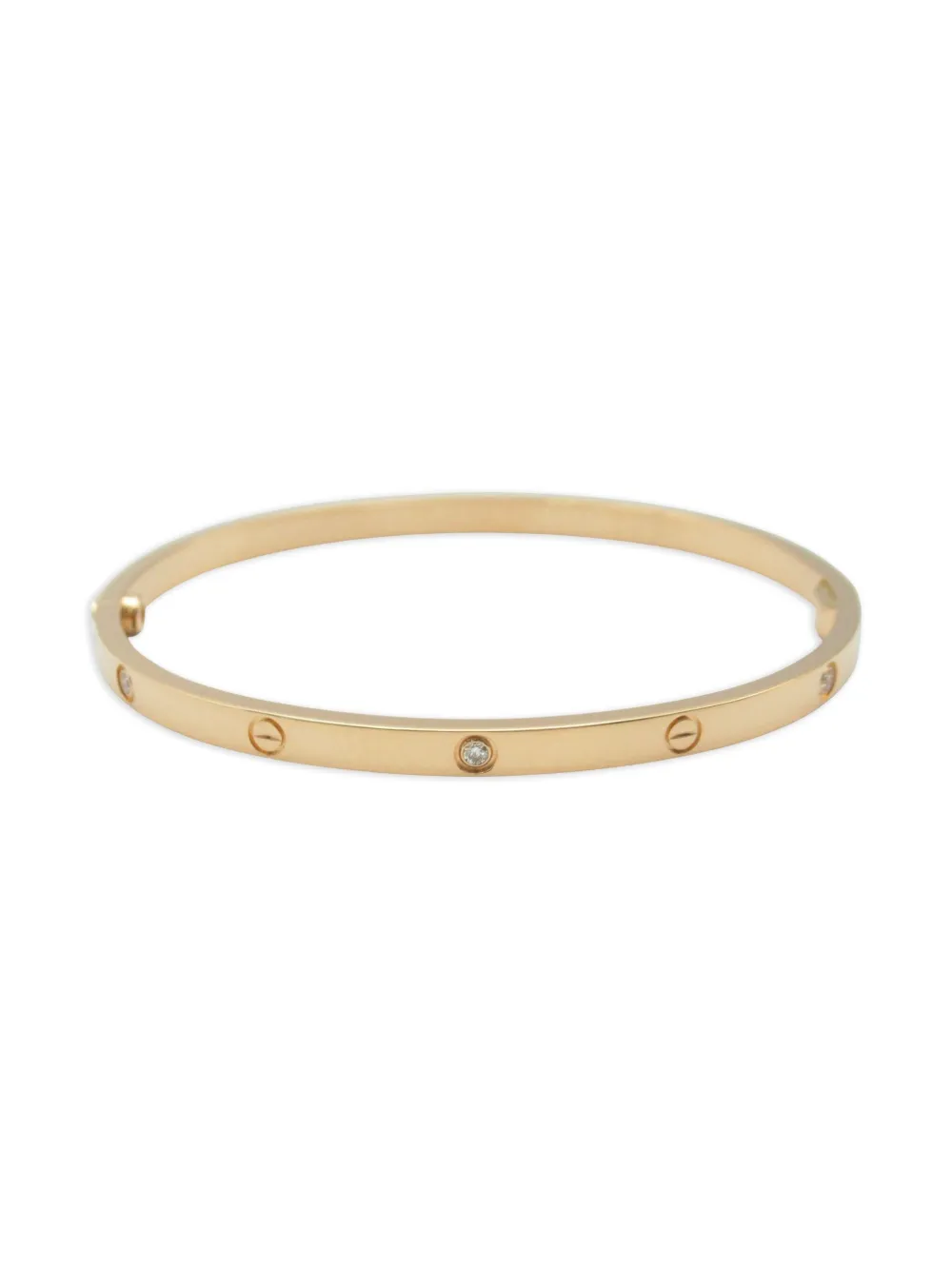 Cartier 2010s 18K rose gold Love diamond bracelet | Gold | Image 1