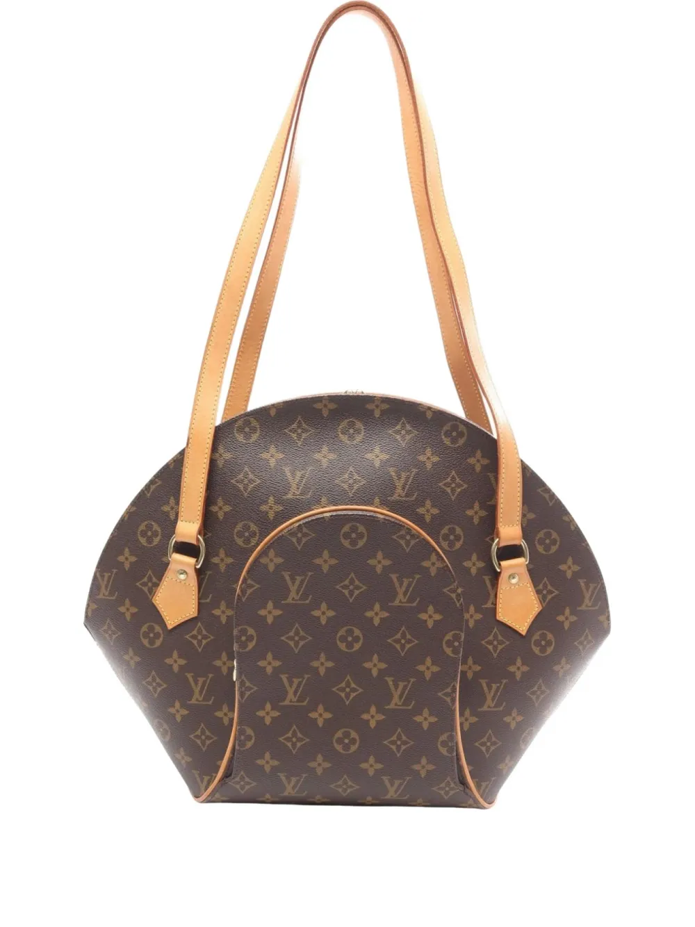 Pre-owned Louis Vuitton 1998 Ellipse Monogram Shoulder Bag In Brown