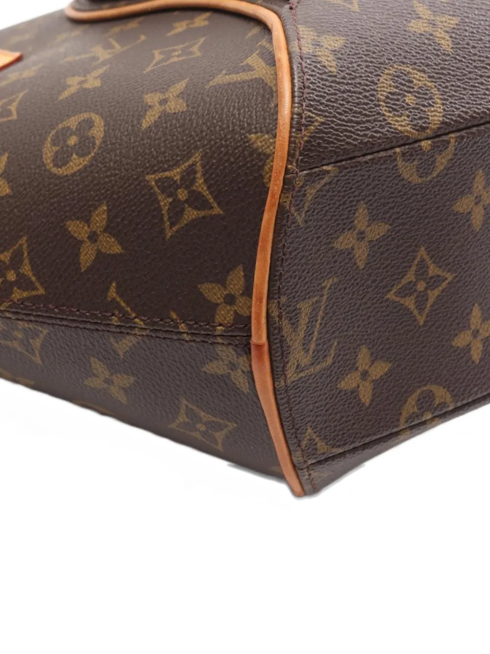 Pre-owned Louis Vuitton 1998 Ellipse Monogram Shoulder Bag In Brown