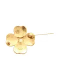 CHANEL Pre-Owned 1986-1988 Clover brooch - Gold