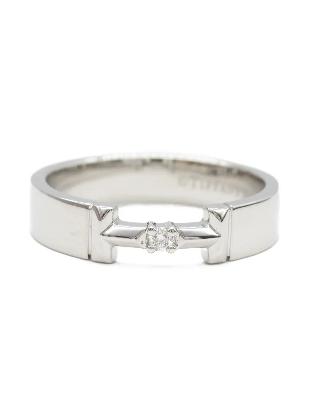 Tiffany & Co. Pre-Owned 2010 18kt white gold T True ring | Silver | Image 1