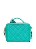 CHANEL Pre-Owned 2017-2018 mini Filigree shoulder bag - Green