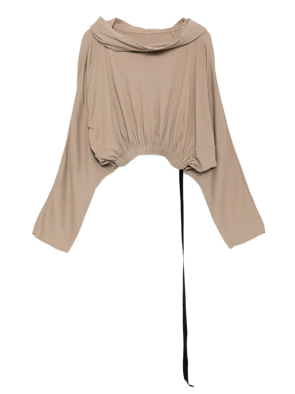 Rick Owens DRKSHDW Cropped hoodie Bruin