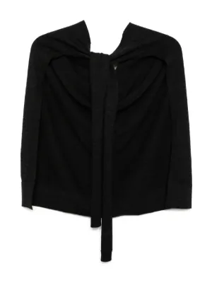 LEMAIRE ルメール トロンプ・ルイユ スカーフ ブラック Lemaire（ルメール）マフラー・スカーフ - FARFETCH