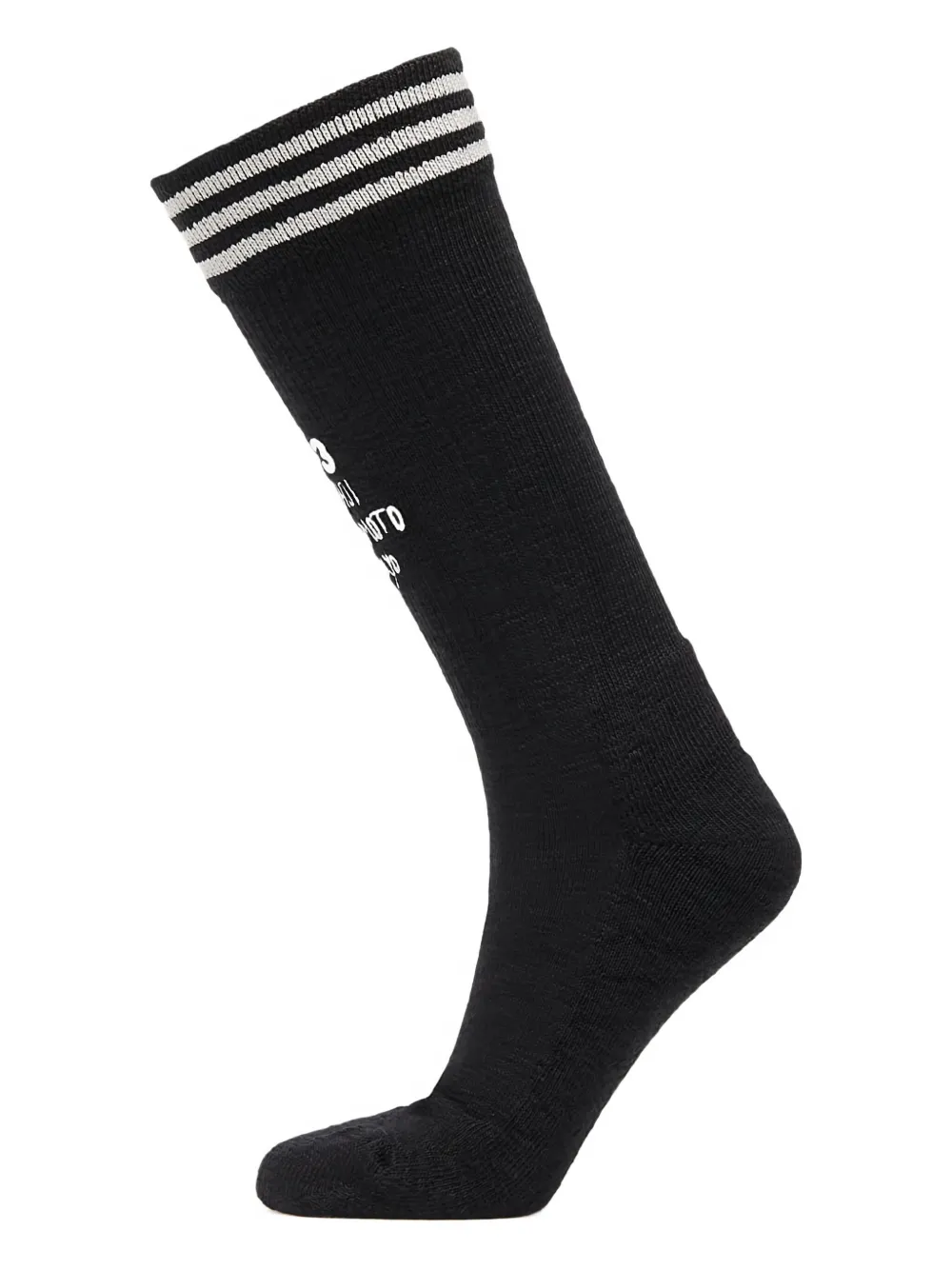 Y-3 Stripe-detail Socks In Black