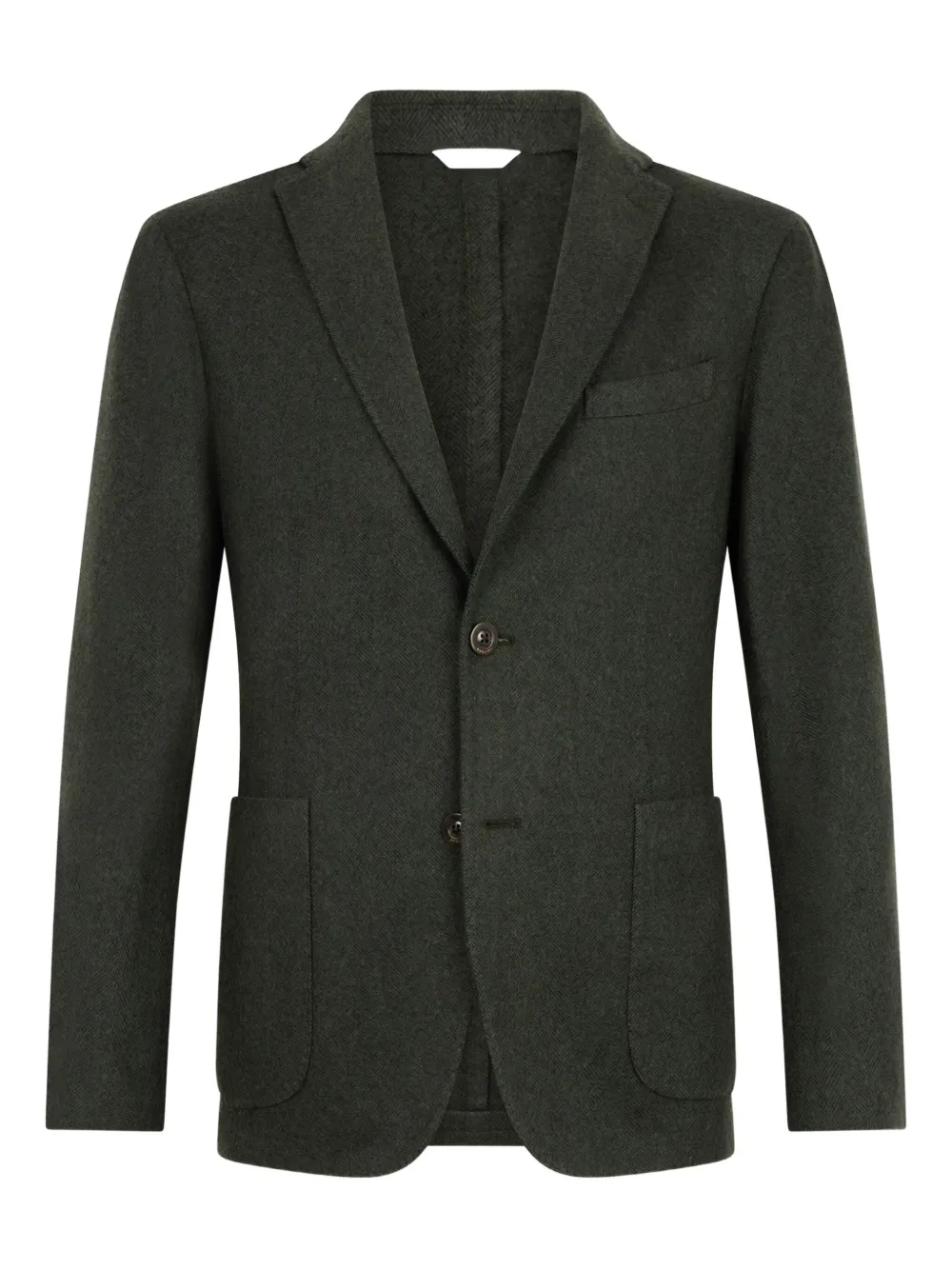 Boglioli patch-pocket buttoned blazer Groen