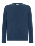 Boglioli crew-neck sweater - Blue