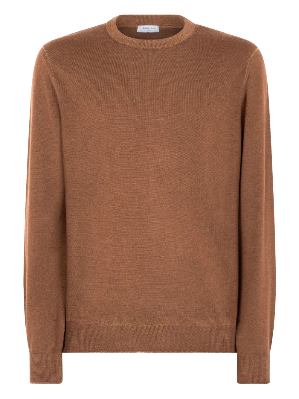 Boglioli crew-neck wool sweater | Brown | Image 1