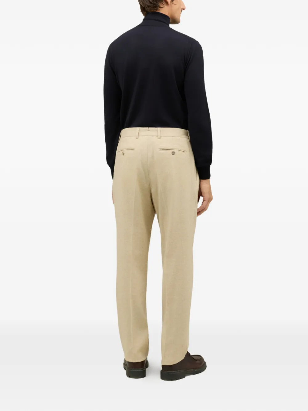 Boglioli pleated trousers Beige