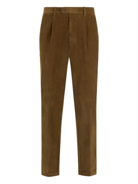 Boglioli corduroy-texture trousers