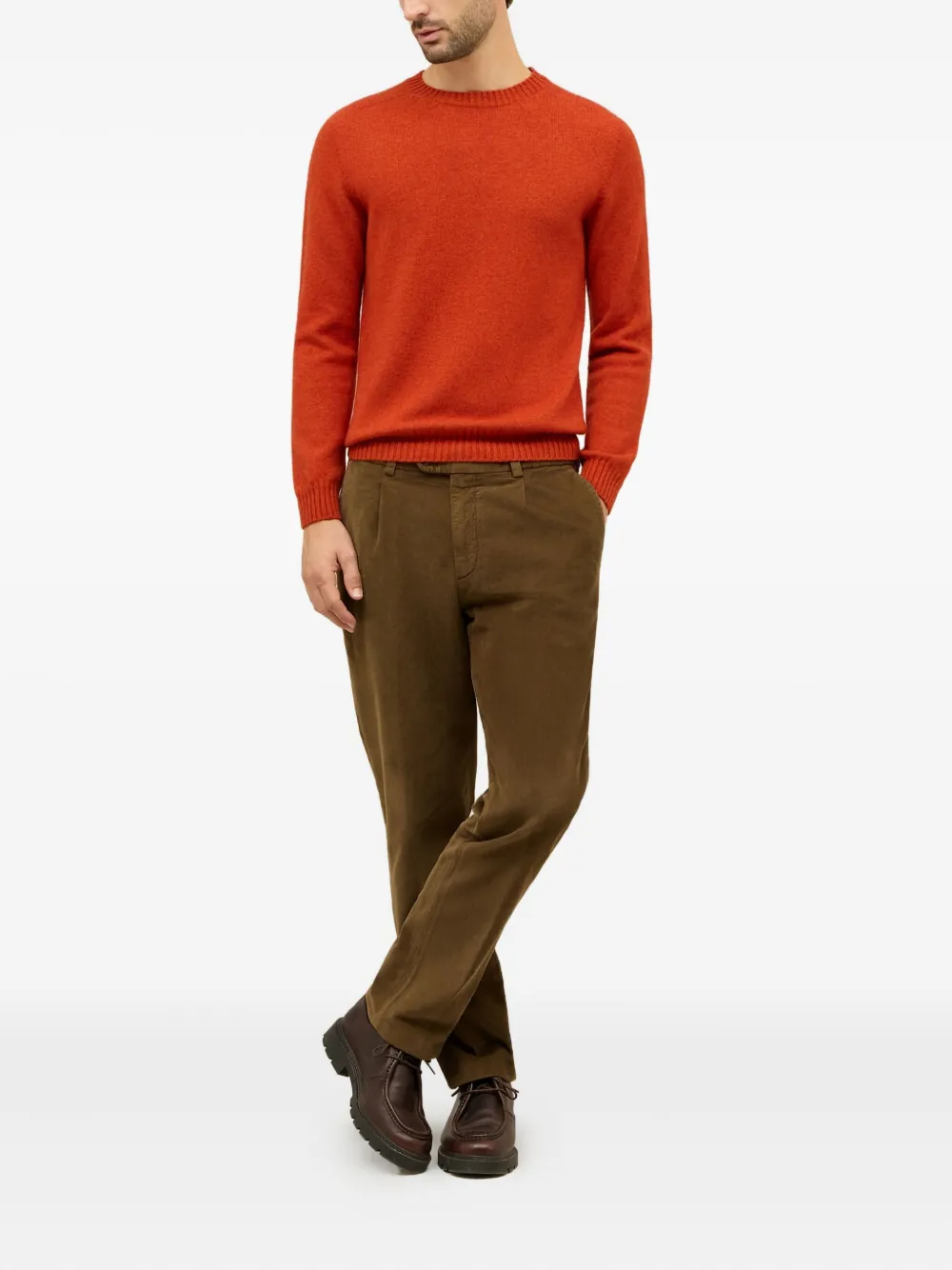 Boglioli corduroy-texture trousers | Tapered Pants | Image 2