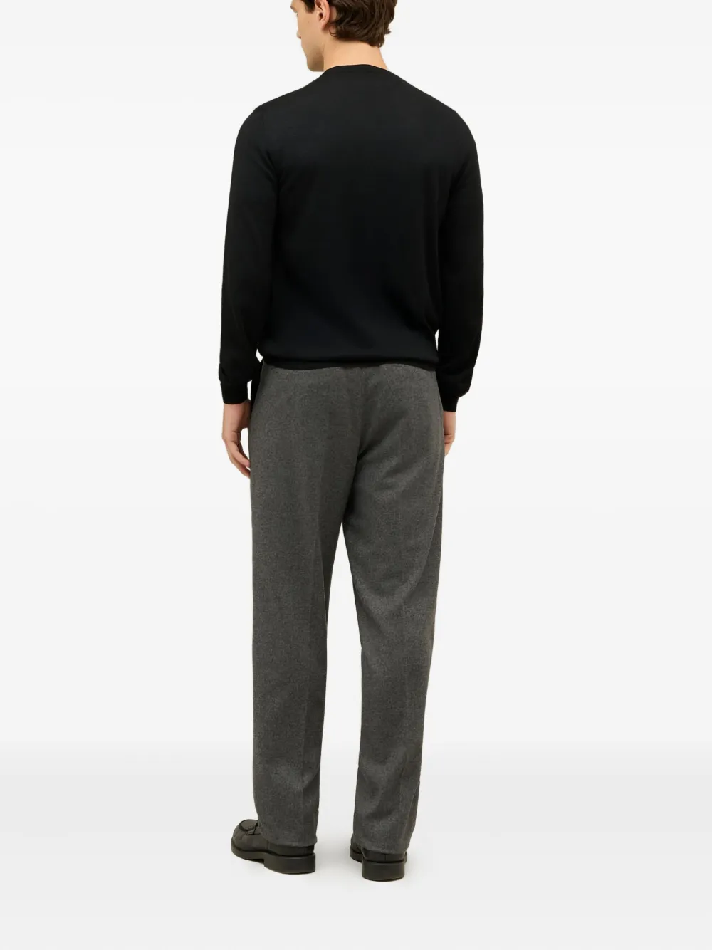 Boglioli Trui met ronde hals Zwart