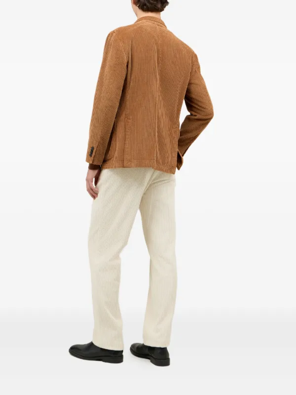 Boglioli コーデュロイ ダブルジャケット | ブラウン | FARFETCH JP