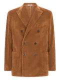 Boglioli corduroy double-breasted jacket - Brown