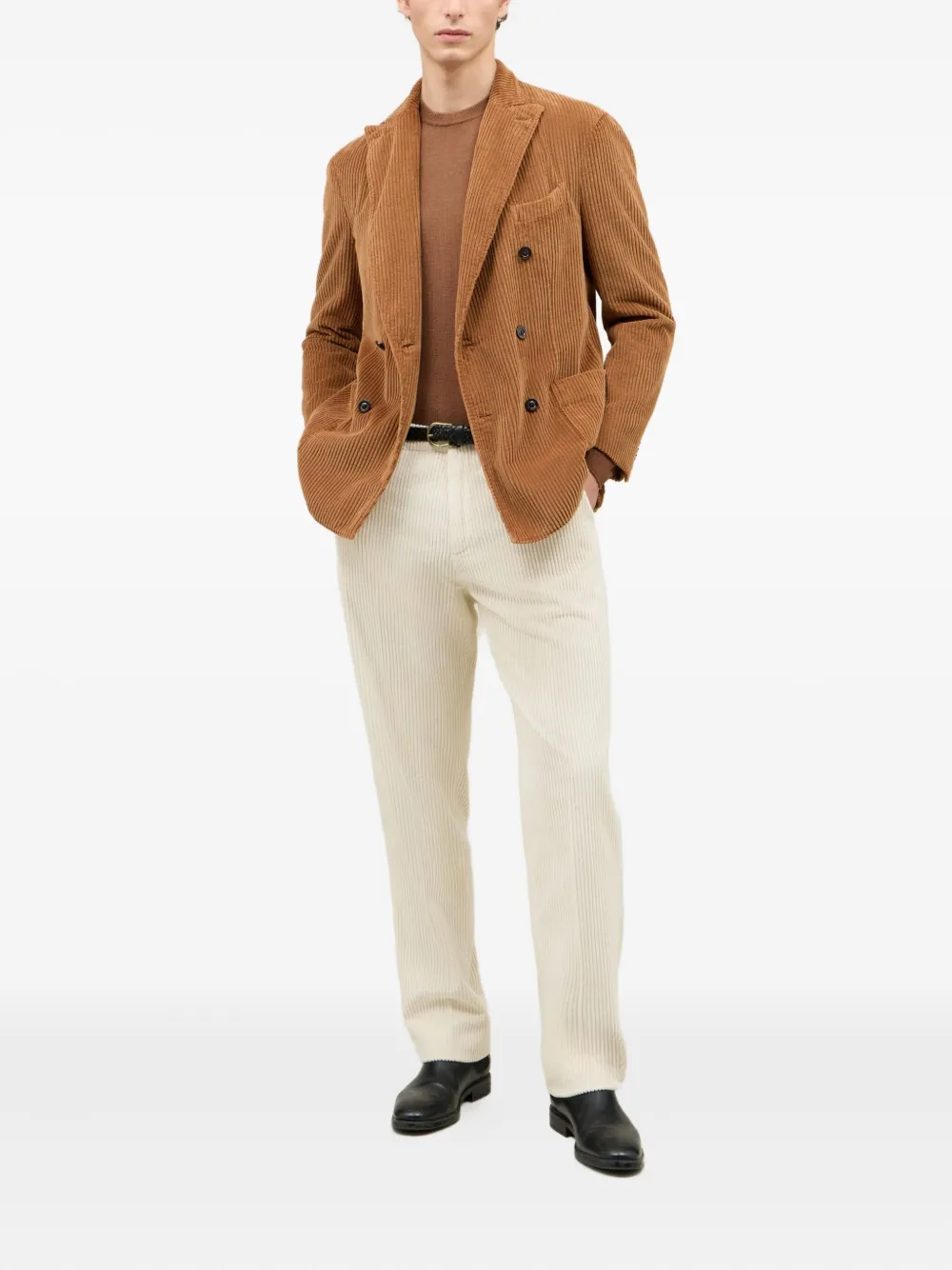 Boglioli corduroy double-breasted jacket | Suit & Dinner Jackets | Image 2