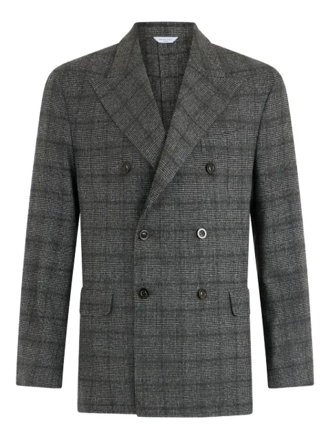 Boglioli blazer con doble botonadura y motivo de cuadros