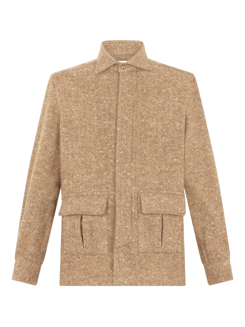 Boglioli Button-up shirtjack Beige