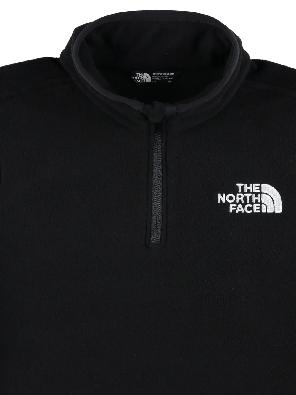 The North Face Kids Fleece sweater met halve rits Zwart