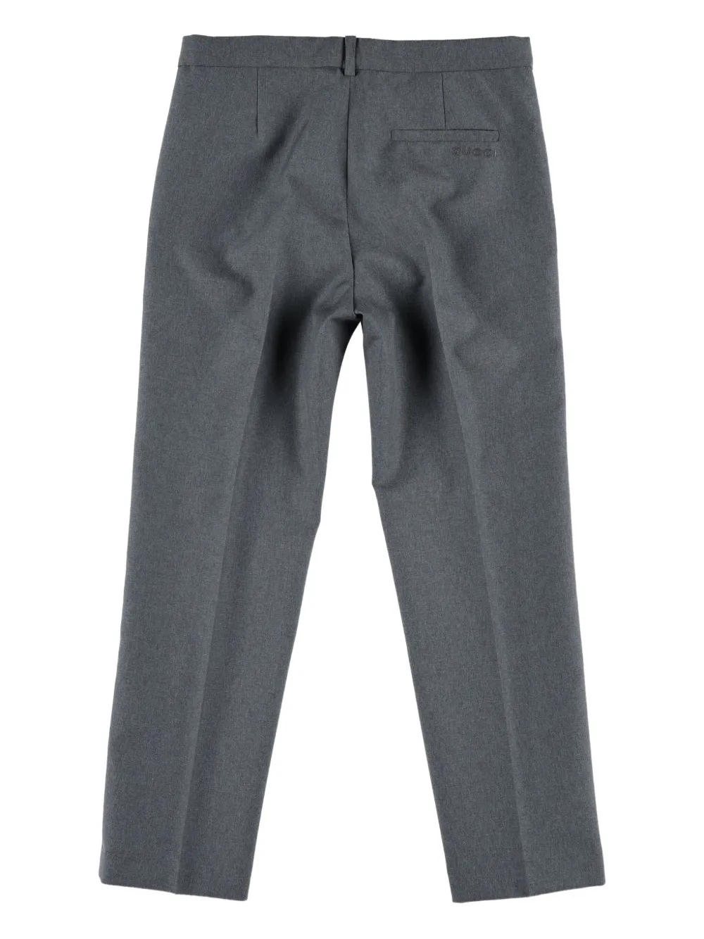 Gucci Kids embroidered-pocket trousers Grijs
