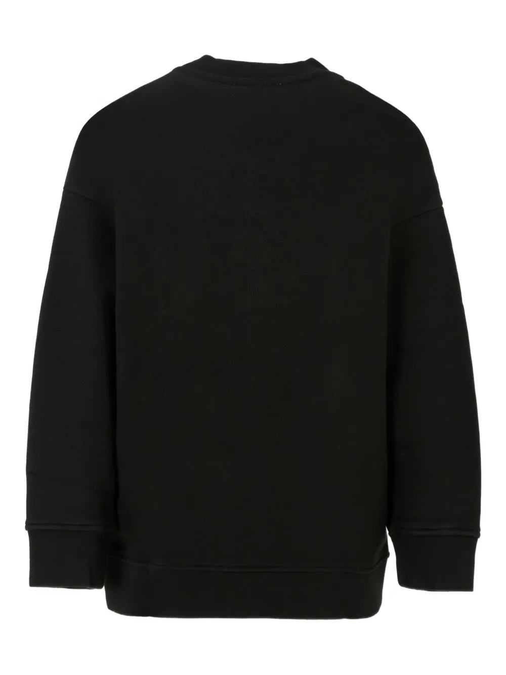 Stella McCartney Kids logo-stamp sweatshirt Zwart