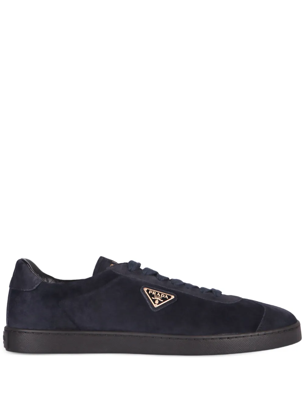 Prada Suède sneakers Zwart