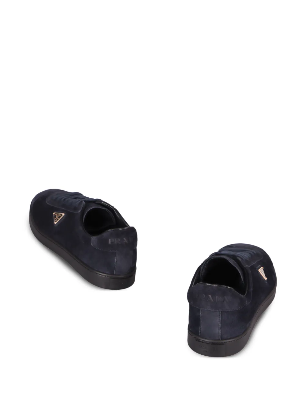 Prada Suède sneakers Zwart