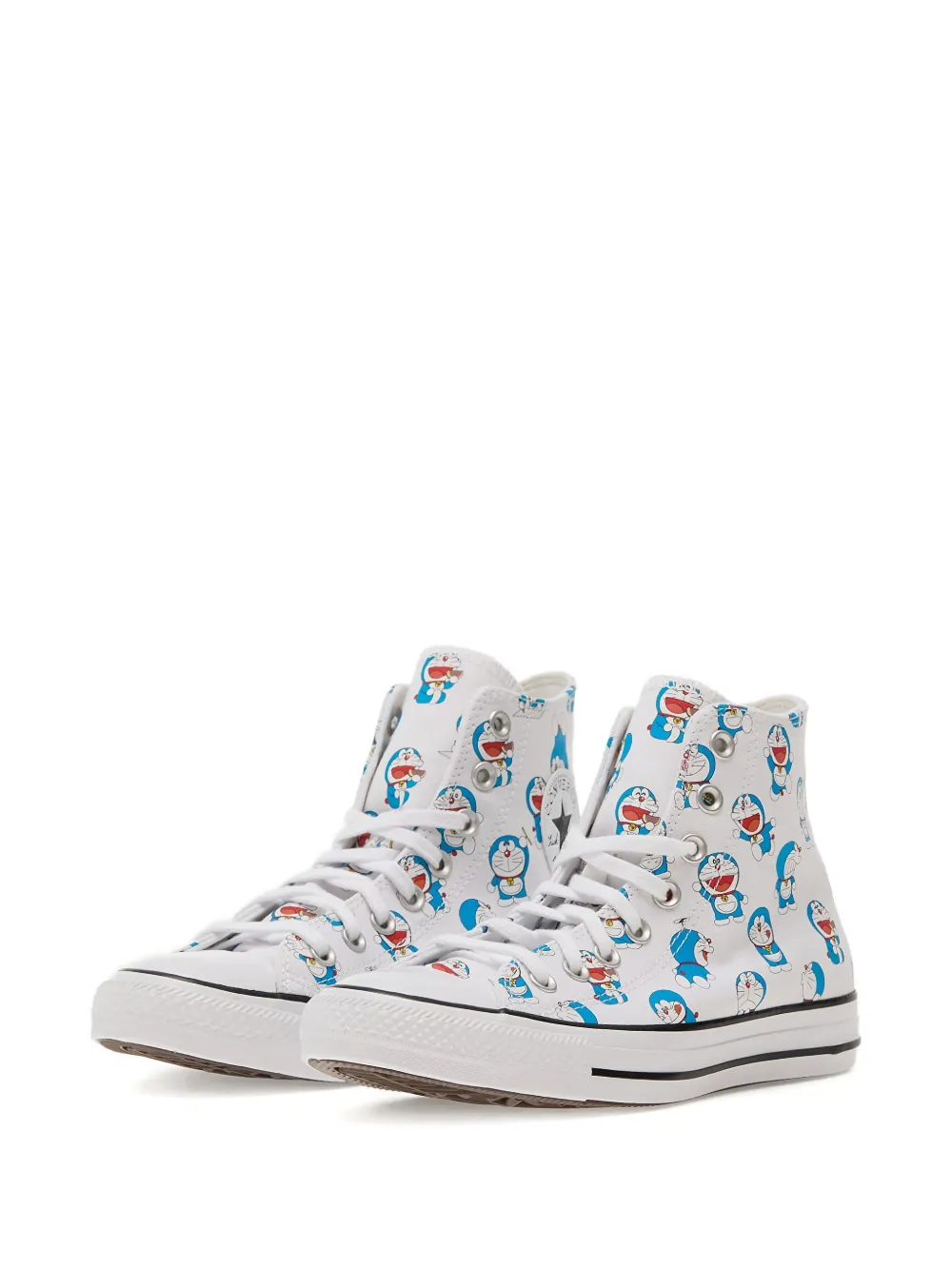 Converse doraemon print high-top trainers White