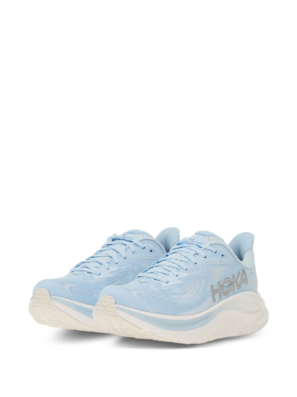 HOKA Clifton 10 lace-up sneakers Blue