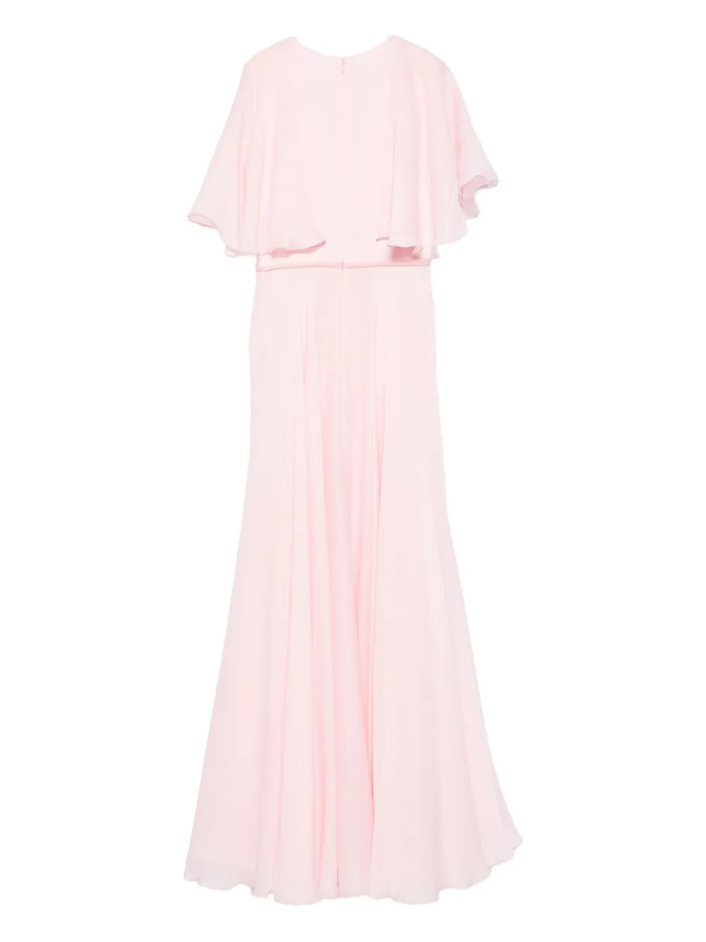 Giambattista Valli Jurk met strikdetail en capemouwen - Roze