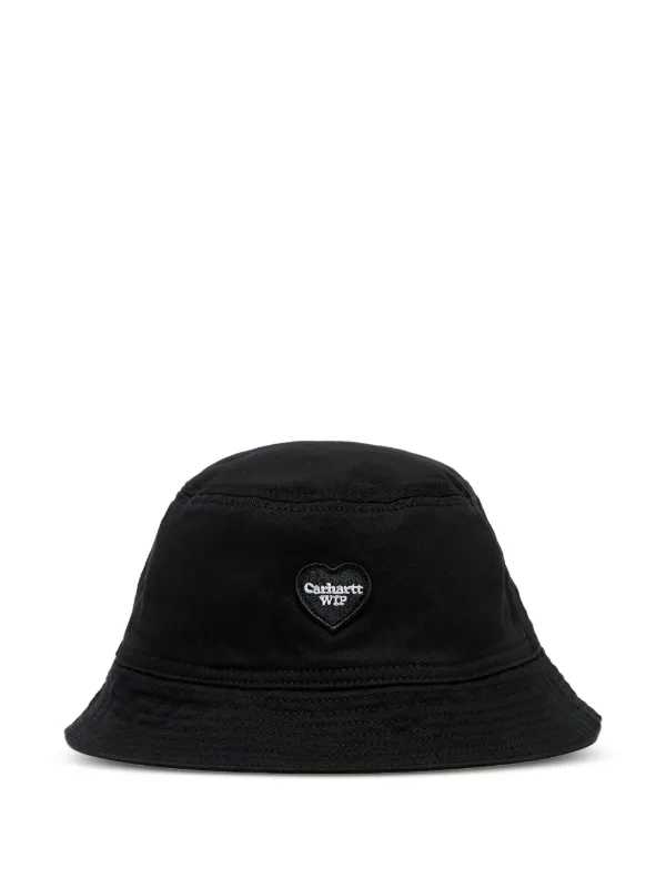Carhartt WIP ブラック バケットハット Carhartt WIP ハートロゴ バケットハット | ブラック | FARFETCH JP
