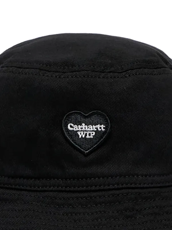 Carhartt WIP ハートロゴ バケットハット | ブラック | FARFETCH JP