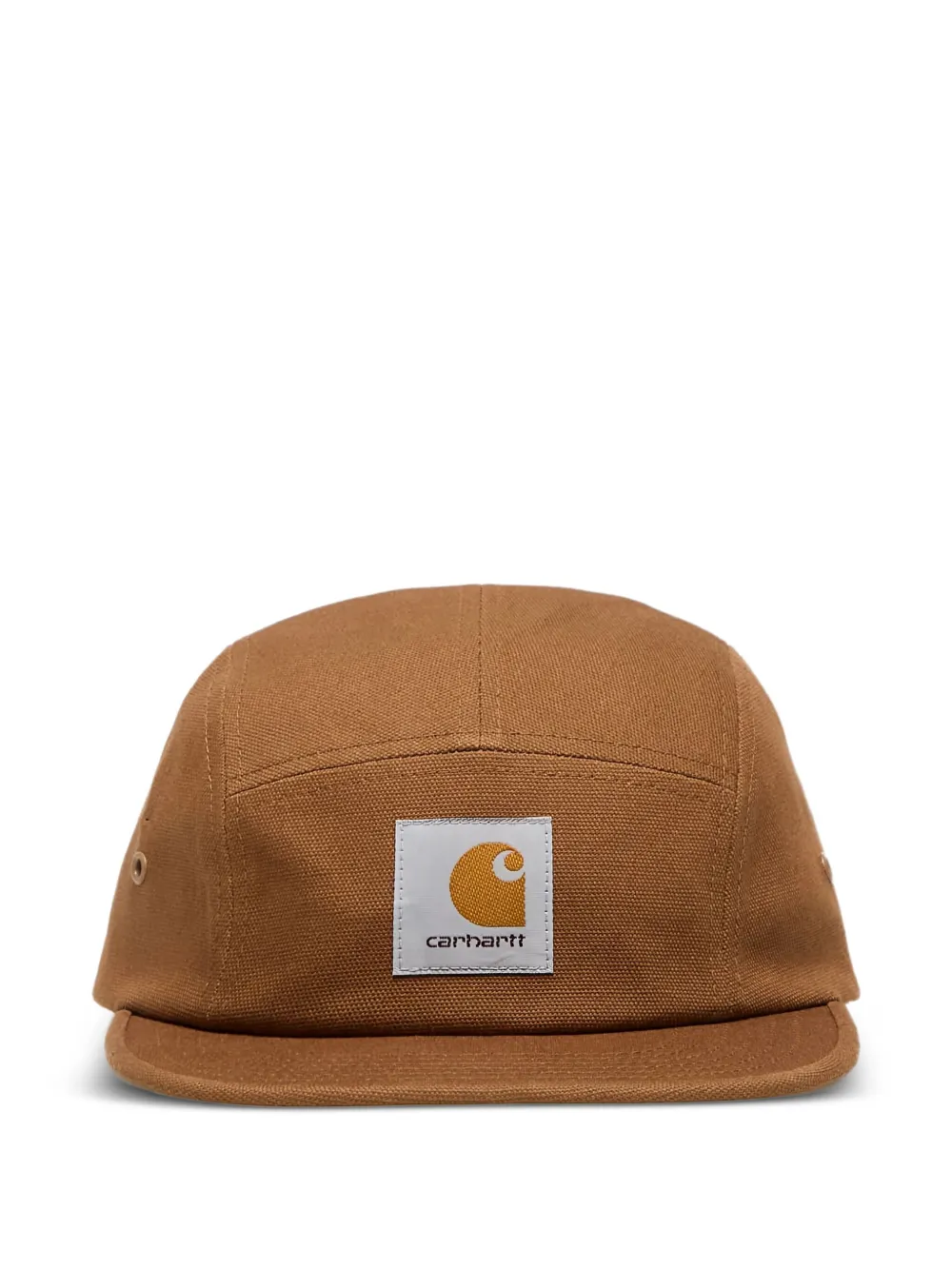 Carhartt Square-logo Cap In Brown